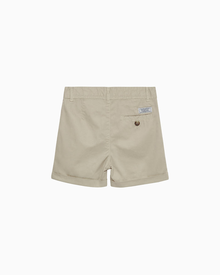 Thomas Brown Shorts Charlie Chino Shorts in Stone