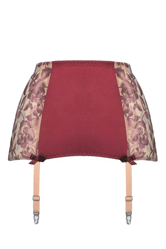 Charlotte Terracotta garter belt - yesUndress