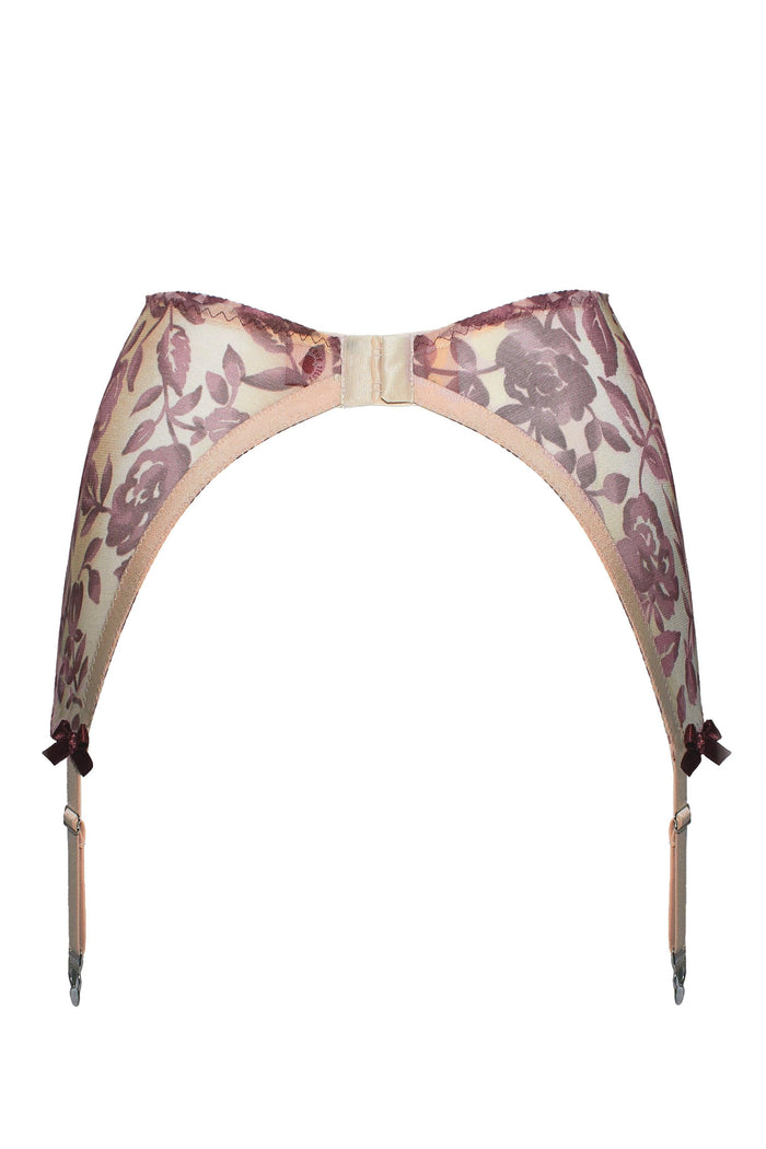 Charlotte Terracotta garter belt - yesUndress