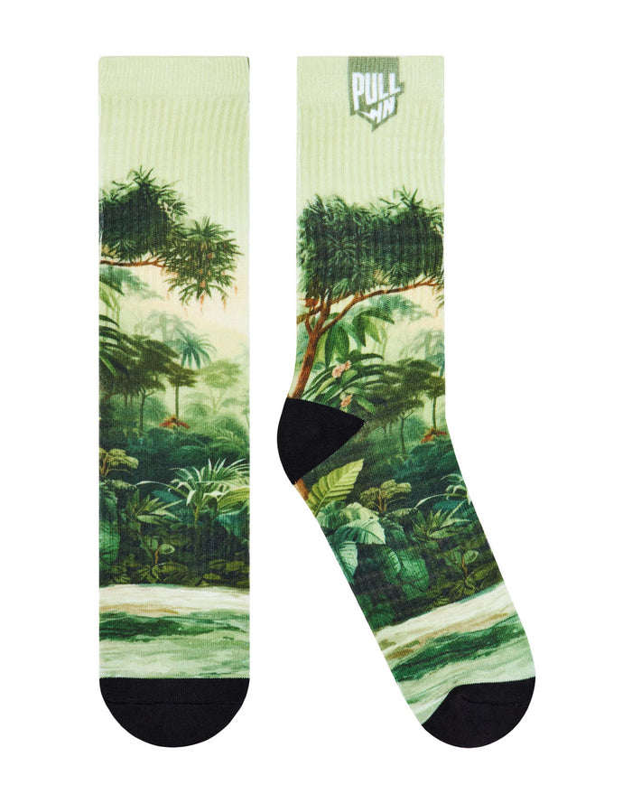 chaussettes long jungle PULLIN en polyester