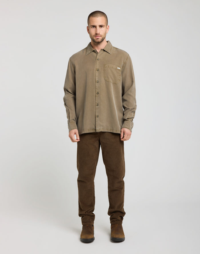 CHEMISE COOL OLIVE