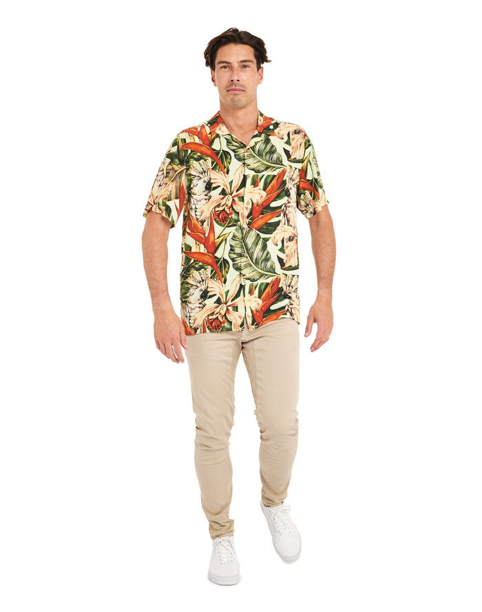chemise hawaïenne botanik PULLIN en viscose