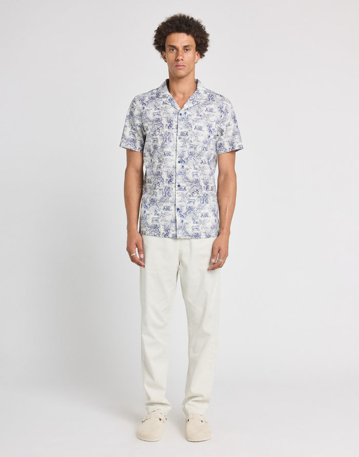chemise manches courtes linanimals PULLIN