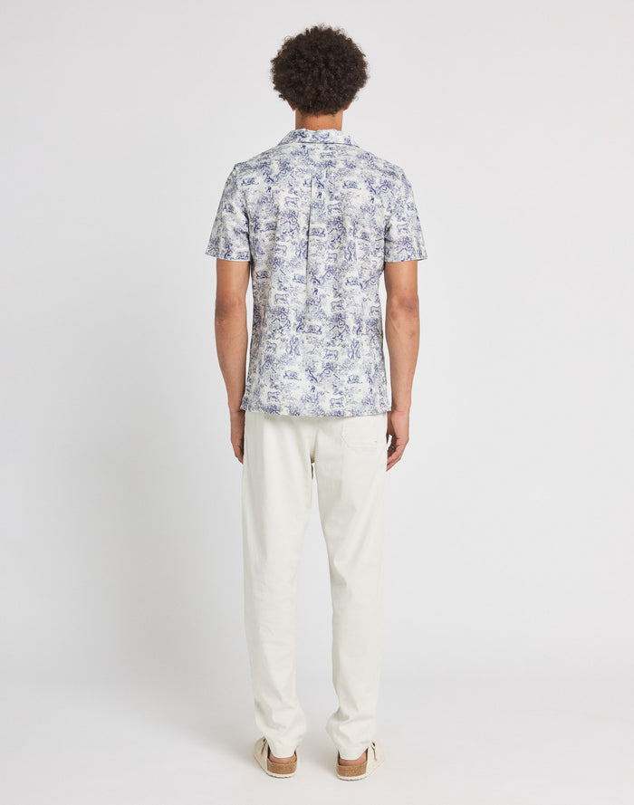 chemise manches courtes linanimals PULLIN