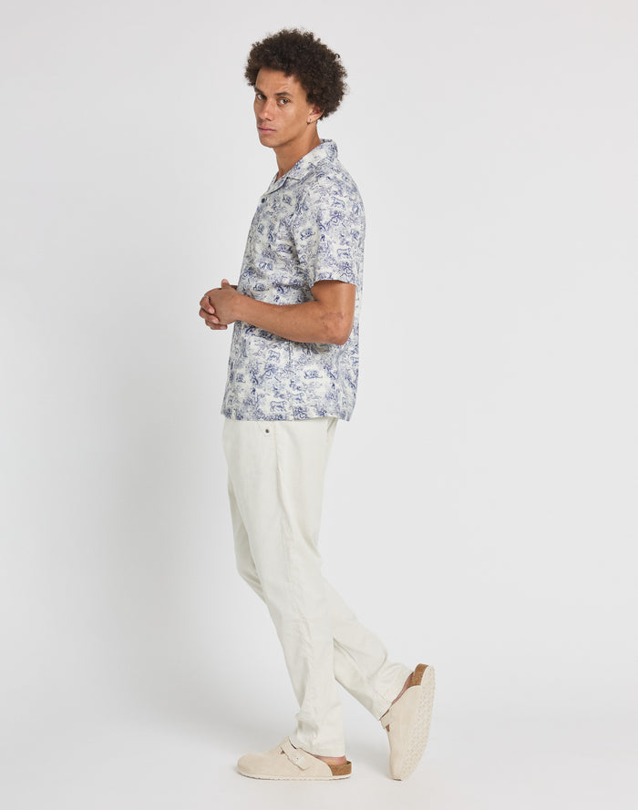 chemise manches courtes linanimals PULLIN