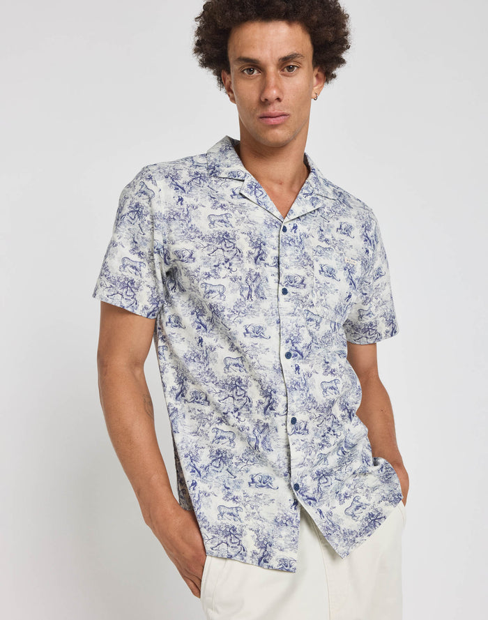 chemise manches courtes linanimals PULLIN