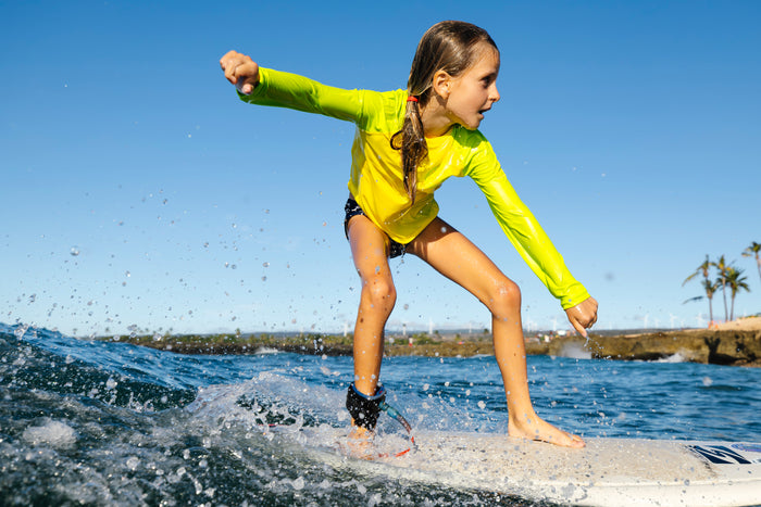 Children's Lime Long Sleeve Rashguard