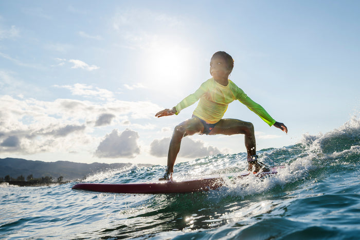 Children's Lime Long Sleeve Rashguard