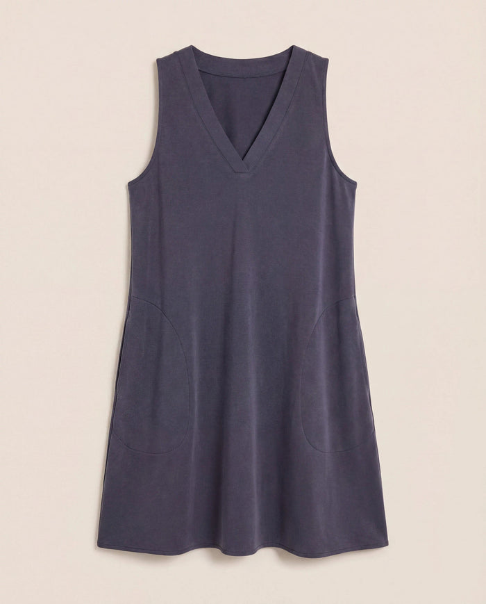 Mariner Midnight $|& SEAS Christy Pocket Dress - Hanger Detail