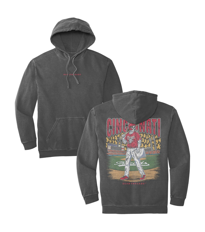 CINCINNATI BASEBALL - “DT ESSENTIAL" HOODIE – Hoodie – Dead Threads Apparel