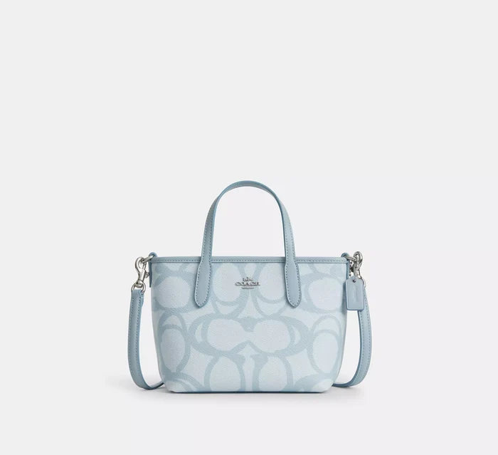 City Mini Tote Bag In Sketch Signature Canvas