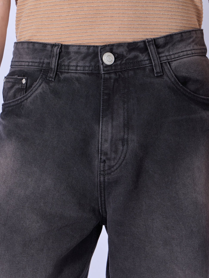 Men's Wide Fit Jeans - Black Shade