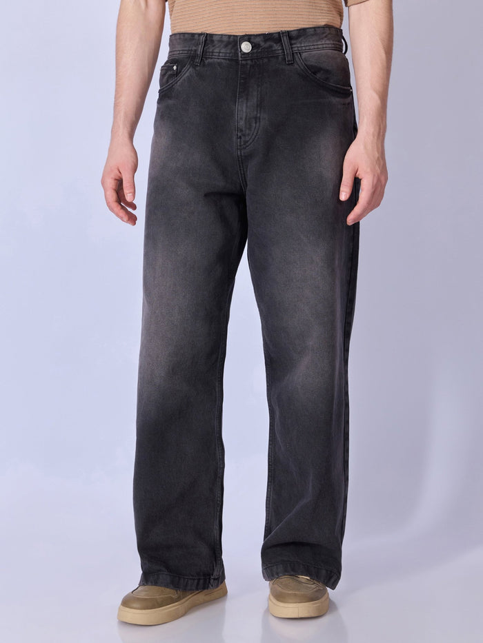 Men's Wide Fit Jeans - Black Shade