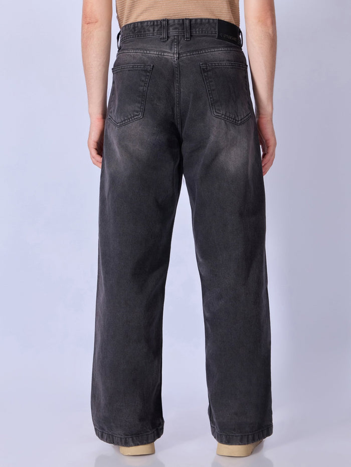 Men's Wide Fit Jeans - Black Shade