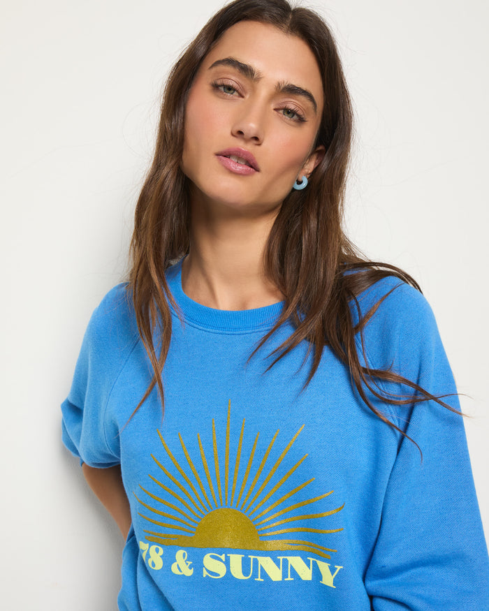 Clearwater $|& SEAS Cliffs 78 Skyline Graphic Raglan Sweatshirt - SOF Full Front