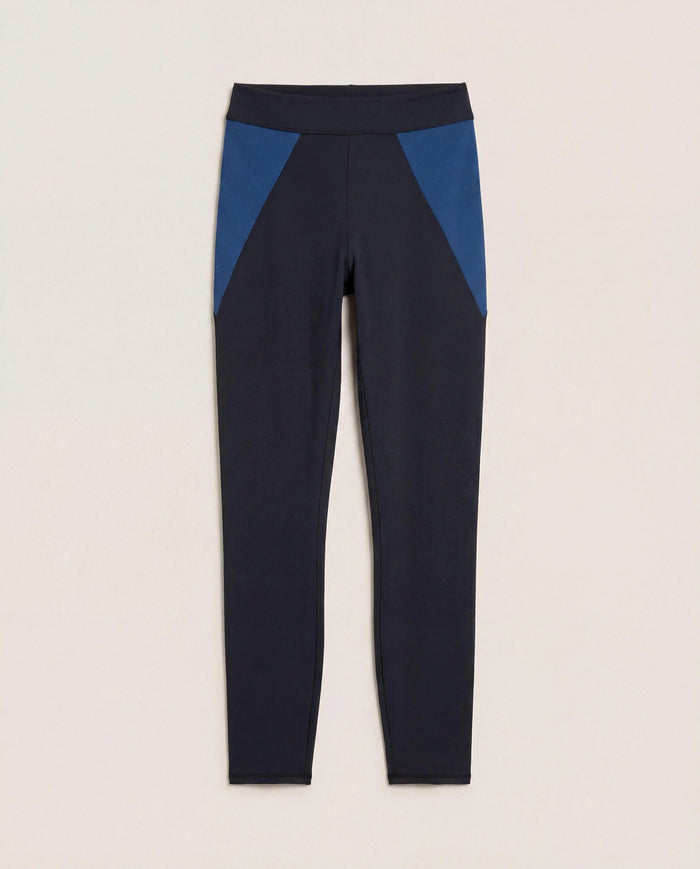 Black/Deep Teal $|& Interval CloudLight Recess Legging - Hanger Detail