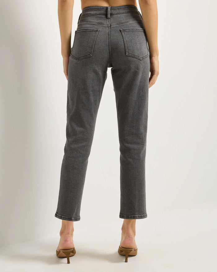 Grey Mist $|& SEAS Coastline Cropped Skinny Jean - SOF Back