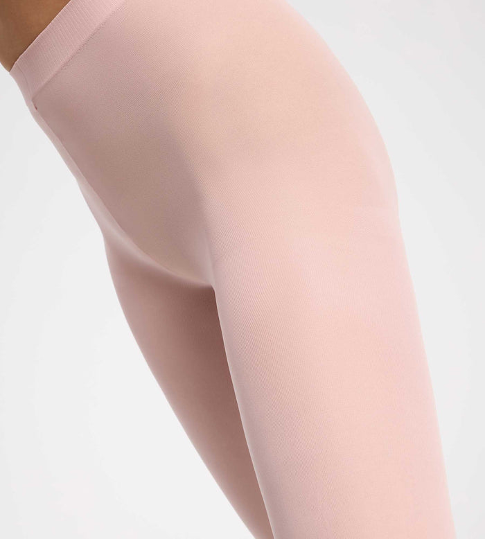 Collant avec ceinture confort rose ballet 50D Opaque Velouté