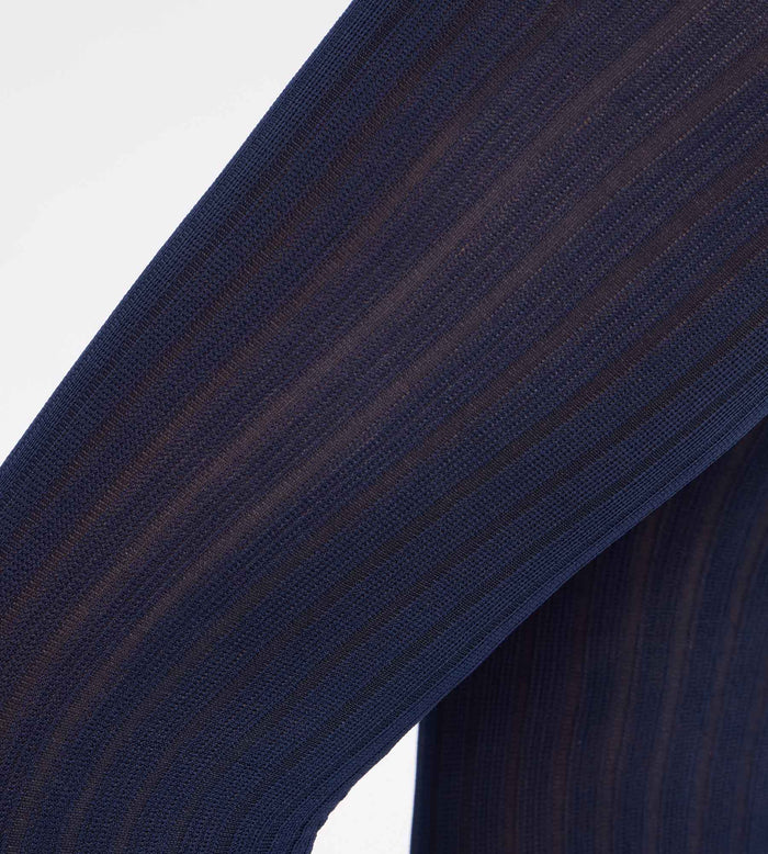 Collant côte plate marine 50D DIM x Ines de La Fressange