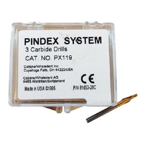 Coltene Pindex Carbide Drills pkg.3