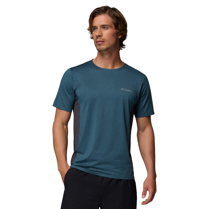 Columbia Men's 2 Piece Co Ord Set Teal/Grey T-Shirt & Shorts