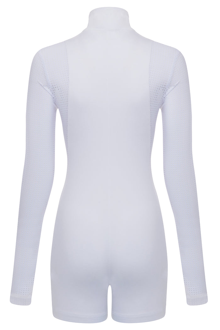 Contour Long Sleeve Romper WHITE
