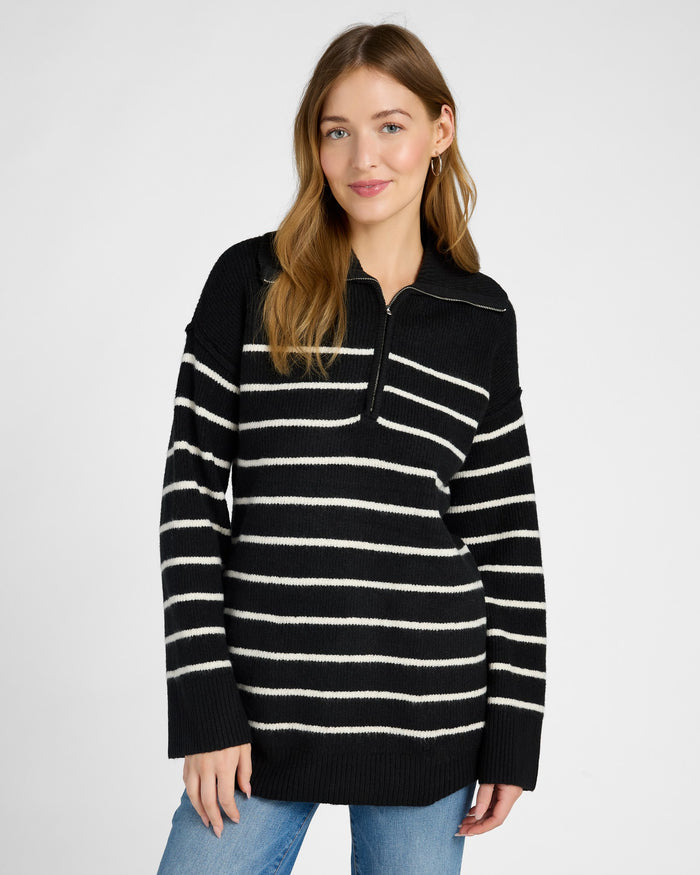 Black Ivory $|& Weekend LA Coralie Sweater - SOF Front