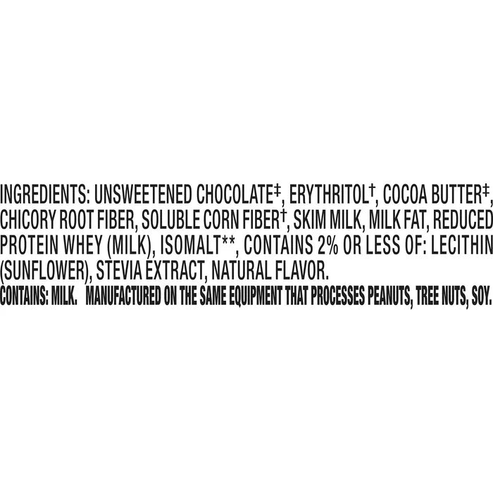 Creamy Milk Chocolate Style No Sugar Added Sweets