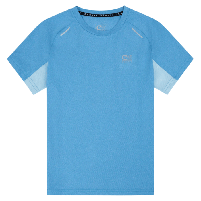 Cruyff Junior's 2 Piece Co Ord Set Alaskan Blue T-Shirt & Shorts