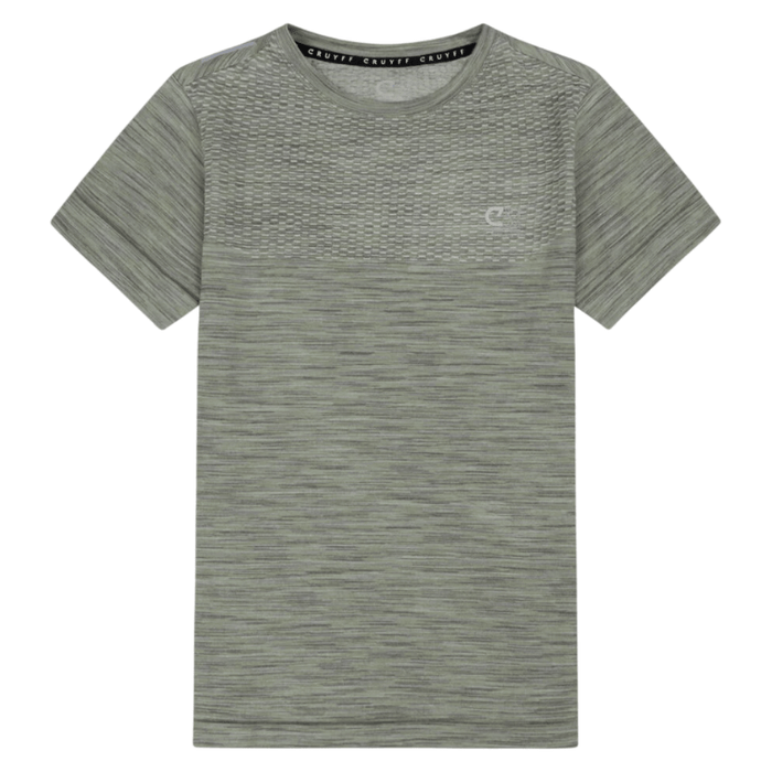 Cruyff Junior's 2 Piece Co Ord Set Sage/Khaki T-Shirt & Shorts