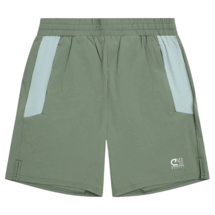 Cruyff Junior's 2 Piece Co Ord Set Sage/Khaki T-Shirt & Shorts