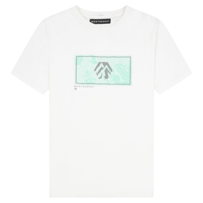 Cruyff Men's 2 Piece Co Ord Set White/Mint T-Shirt & Shorts
