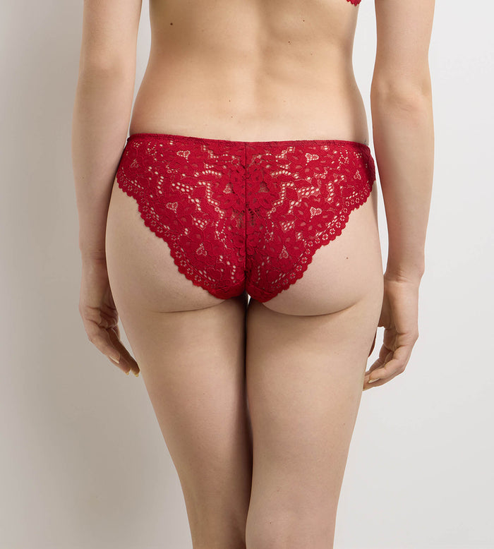 Culotte taille haute rouge Burning Eclat