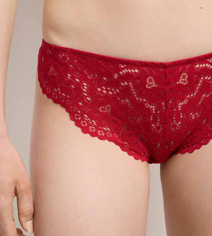 Culotte taille haute rouge Burning Eclat