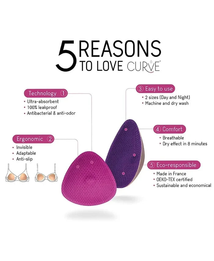 Curve Breastfeeding starter kit | Nude bra - Pads