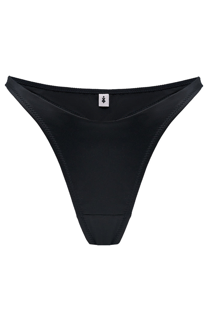 Cymothoe Black swoosh thongs