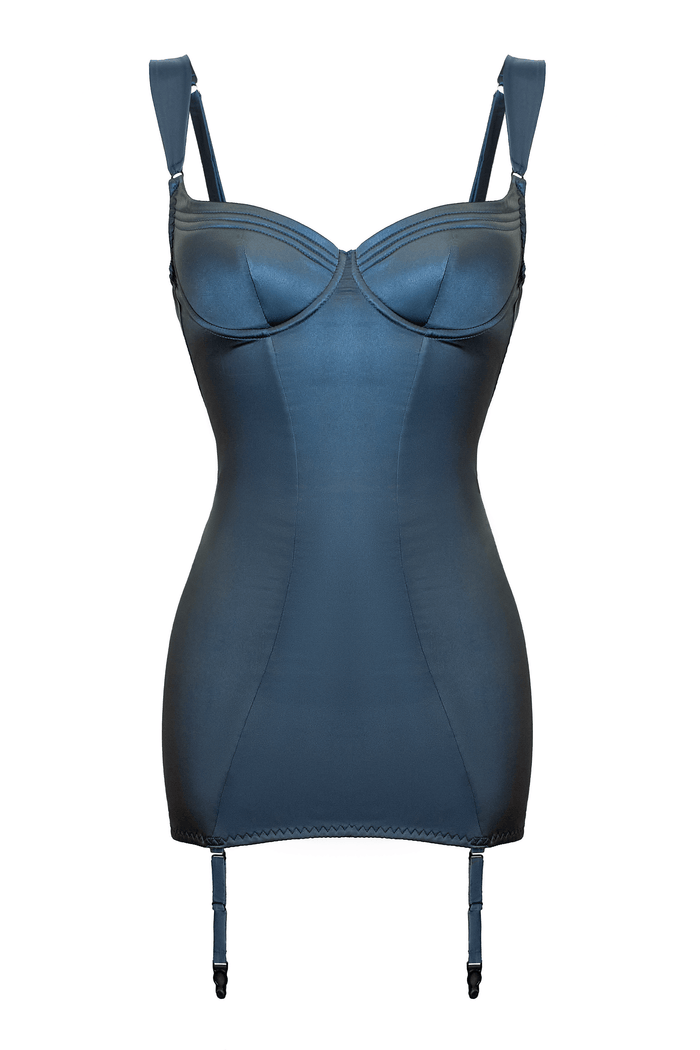 Cymothoe Emerald garter dress - yesUndress