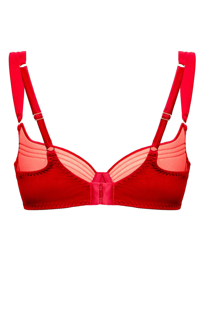Cymothoe Red bra - yesUndress