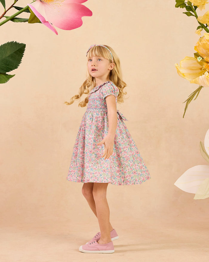 Lily Rose Dress Dahlia Smocked Dress