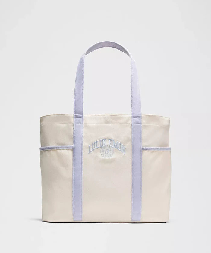 Daily Multi-Pocket Canvas Tote Bag 20L