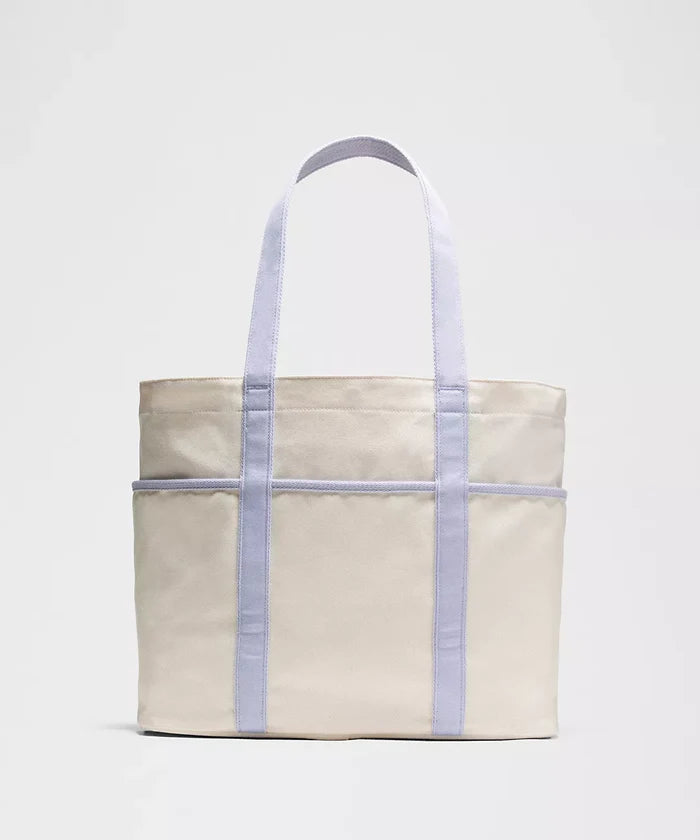 Daily Multi-Pocket Canvas Tote Bag 20L
