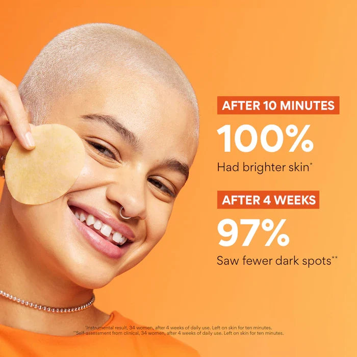 Daily Vitamin C Korean Brightening Toner Pads with Niacinamide for Dark Spots