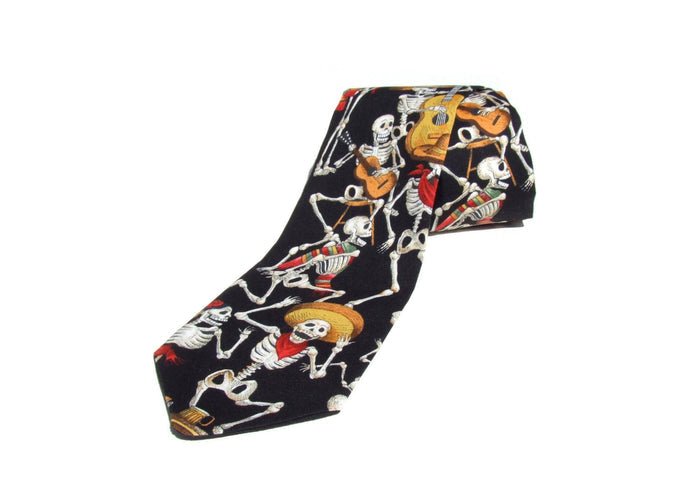 Day of the Dead Tie / Retro Mens Tie #T-524