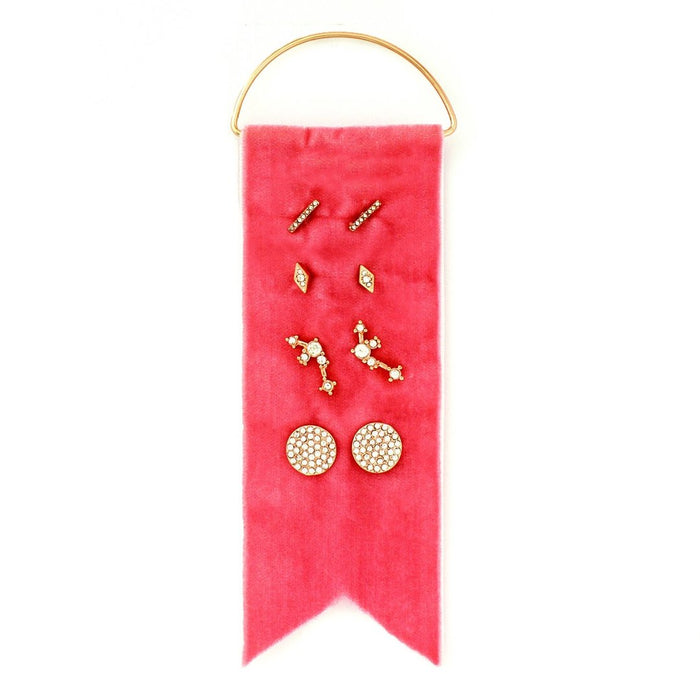Delicate Earring Velvet Gift Set