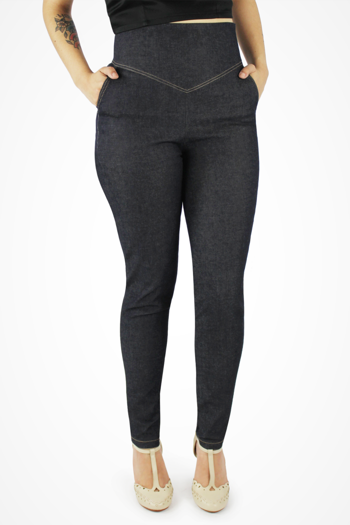 Denim High Wasit Pant XS-3XL #DHWP