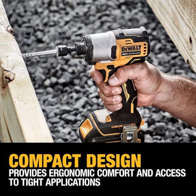 DEWALT 20-volt max Brushless Charger Included and Soft Bag included