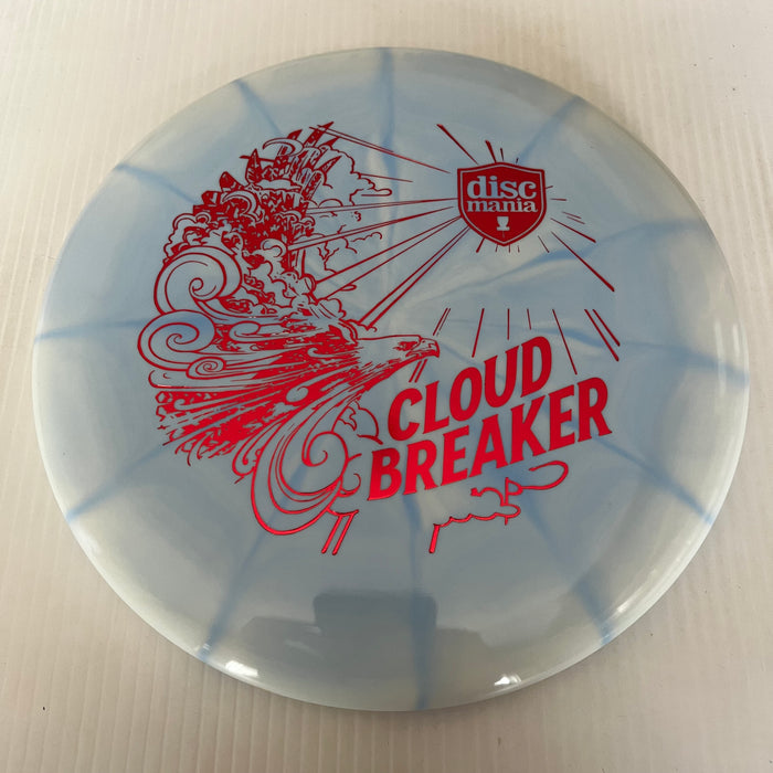 White & Light Blue/Hot Pink Stamp/176g 16