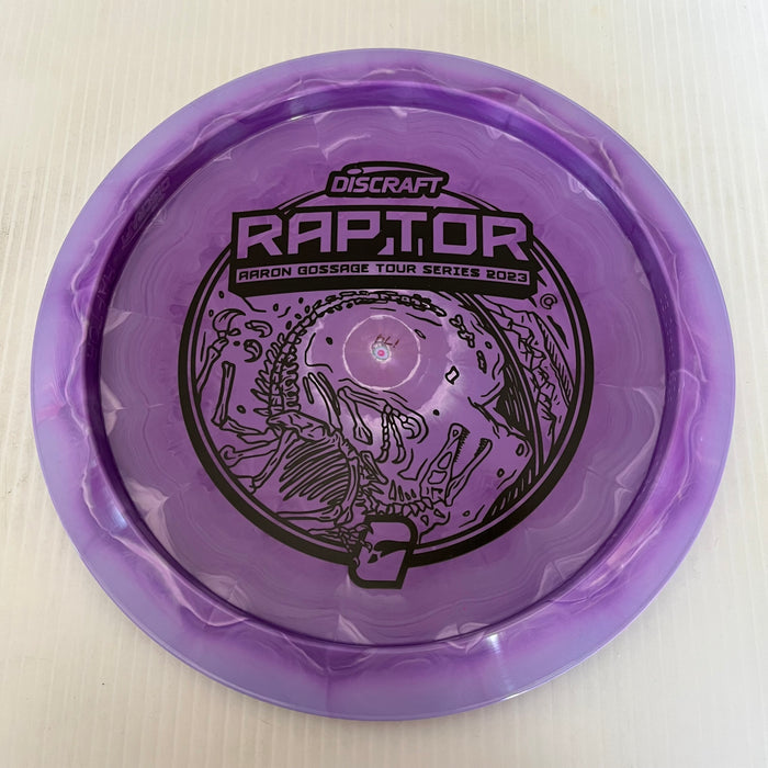 Discraft 2023 Aaron Gossage Tour Series Swirly ESP Raptor 9/4/0/3