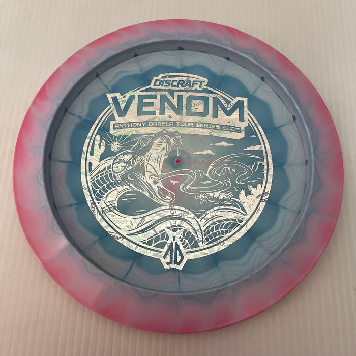 Teal & Pink/Silver Holo Discraft Stamp/173-174g 30