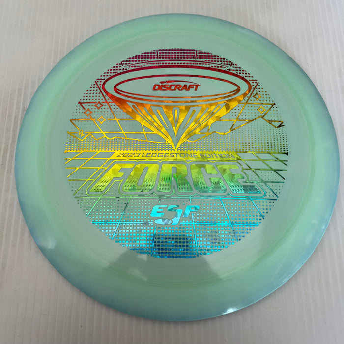 Seafoam Green/Rainbow Shatter Stamp/164-166g 36